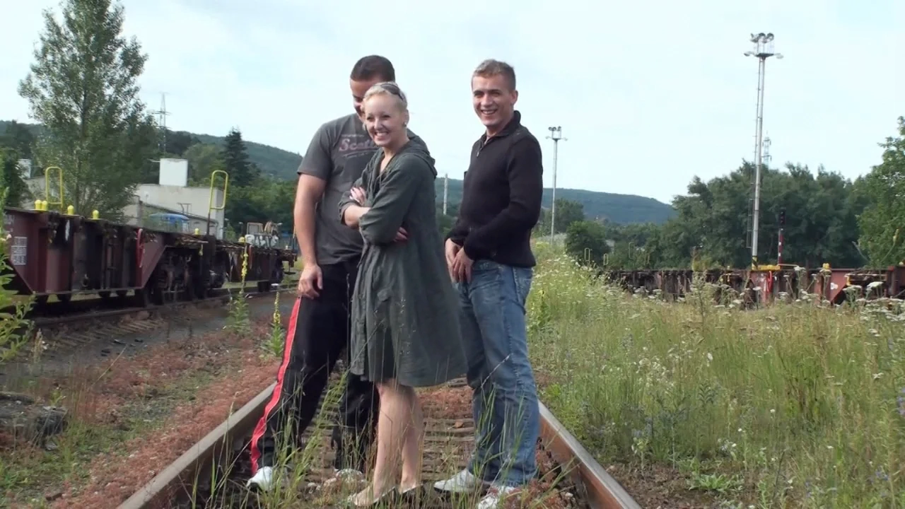 Publicscanner Publicbanging 2225 Railway Threesome