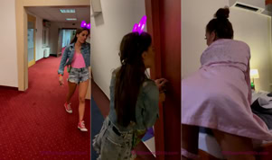 GlaminoGirls - Eveline Dellai - Fucked in a Hotel